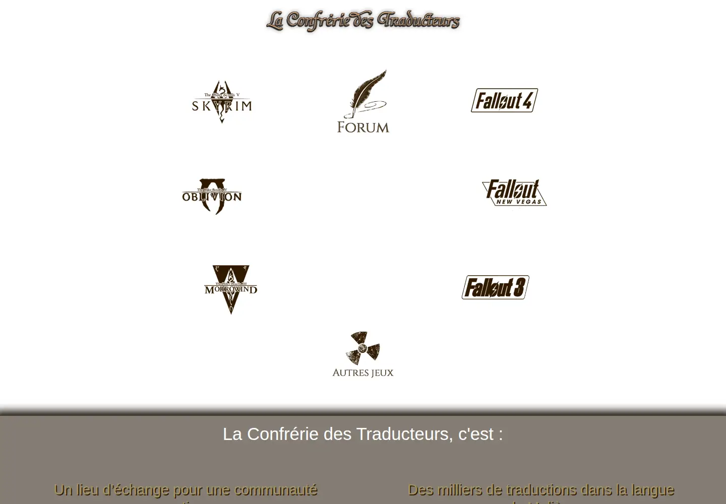 Screenshot of confrerie-des-traducteurs.fr