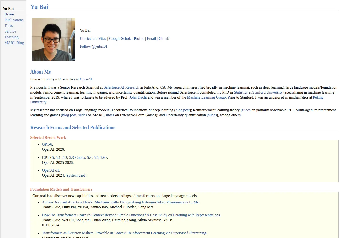 Captured homepage of yubai.org in the current scan