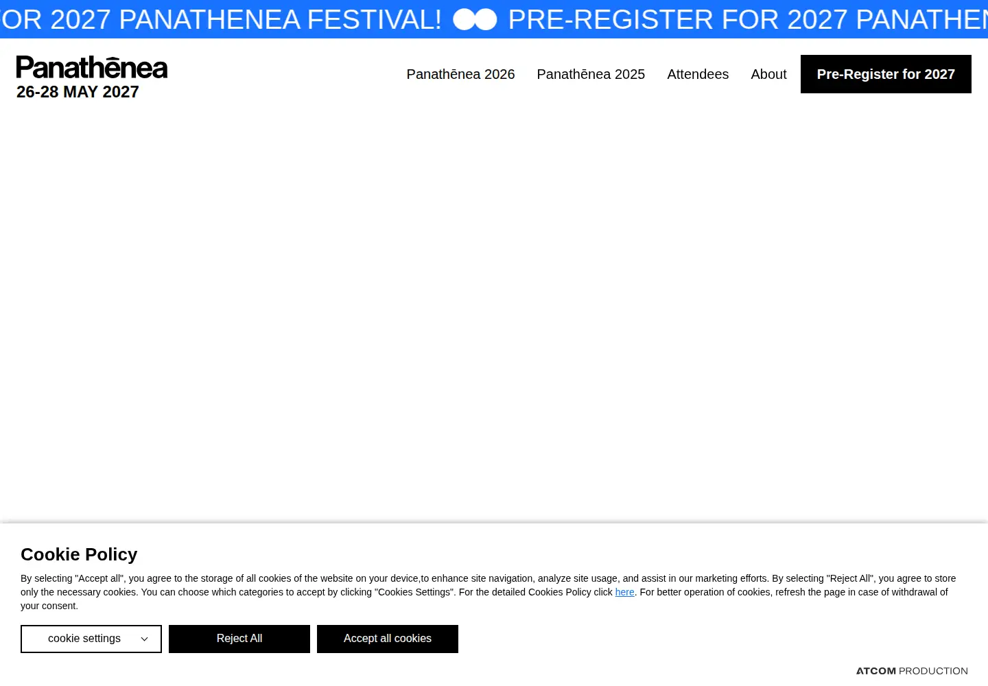 Screenshot of panathenea.org