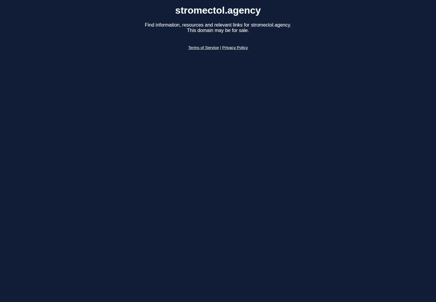 Screenshot of stromectol.agency