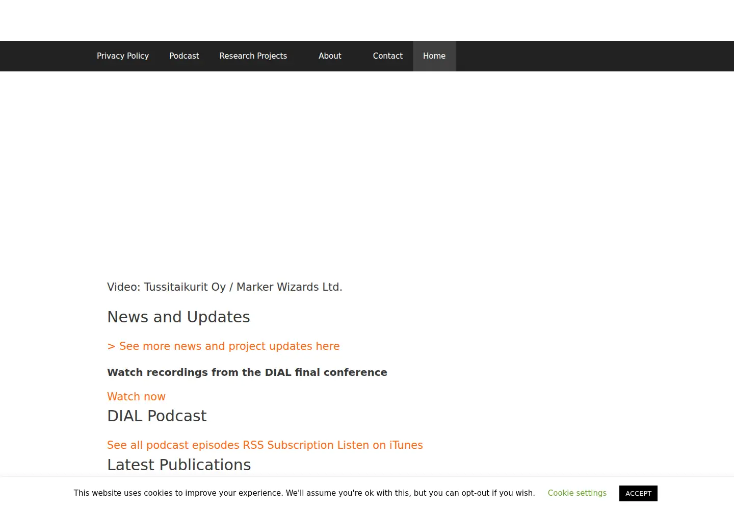 Captured homepage of dynamicsofinequality.org in the current scan