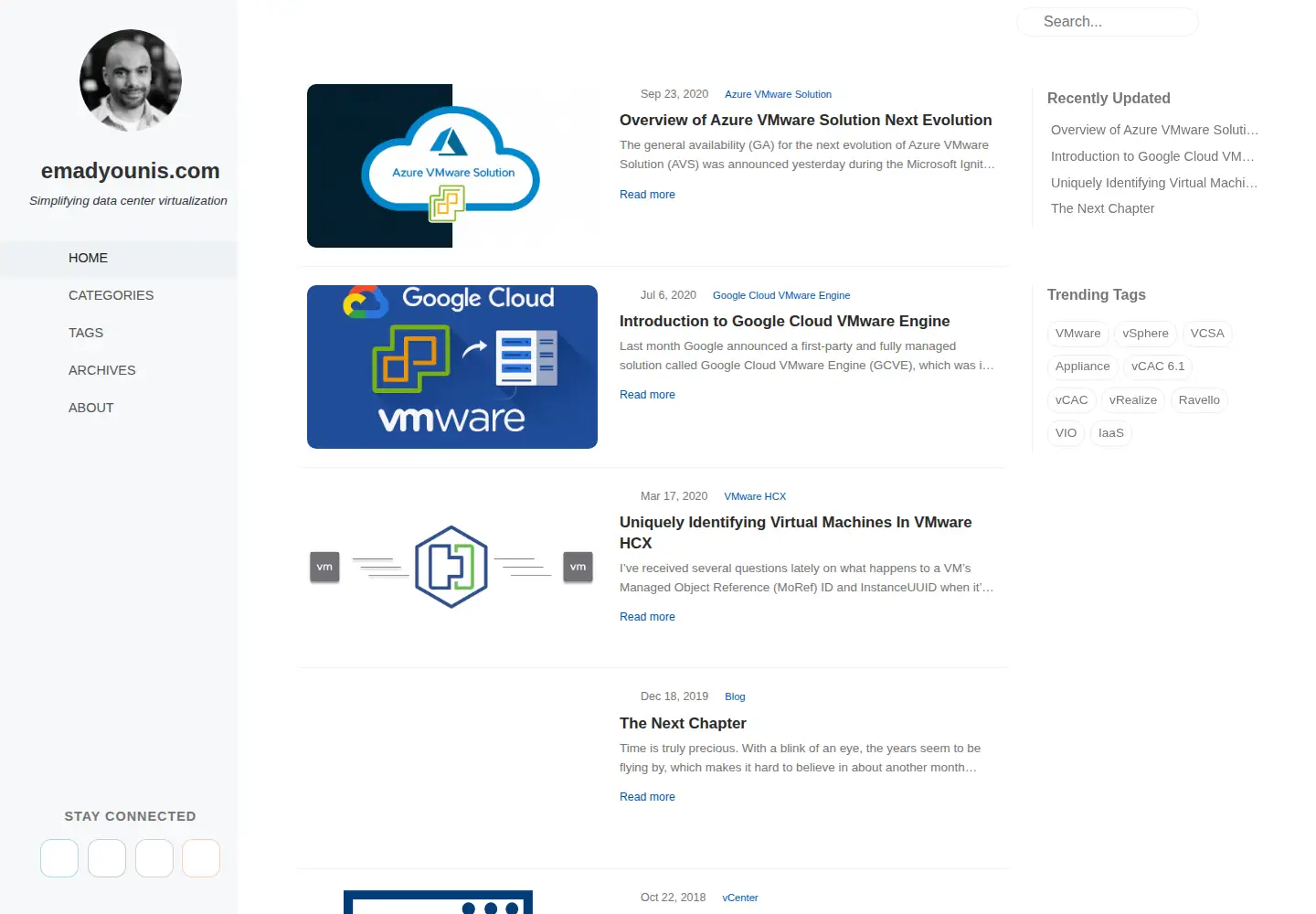 Screenshot of emadyounis.com