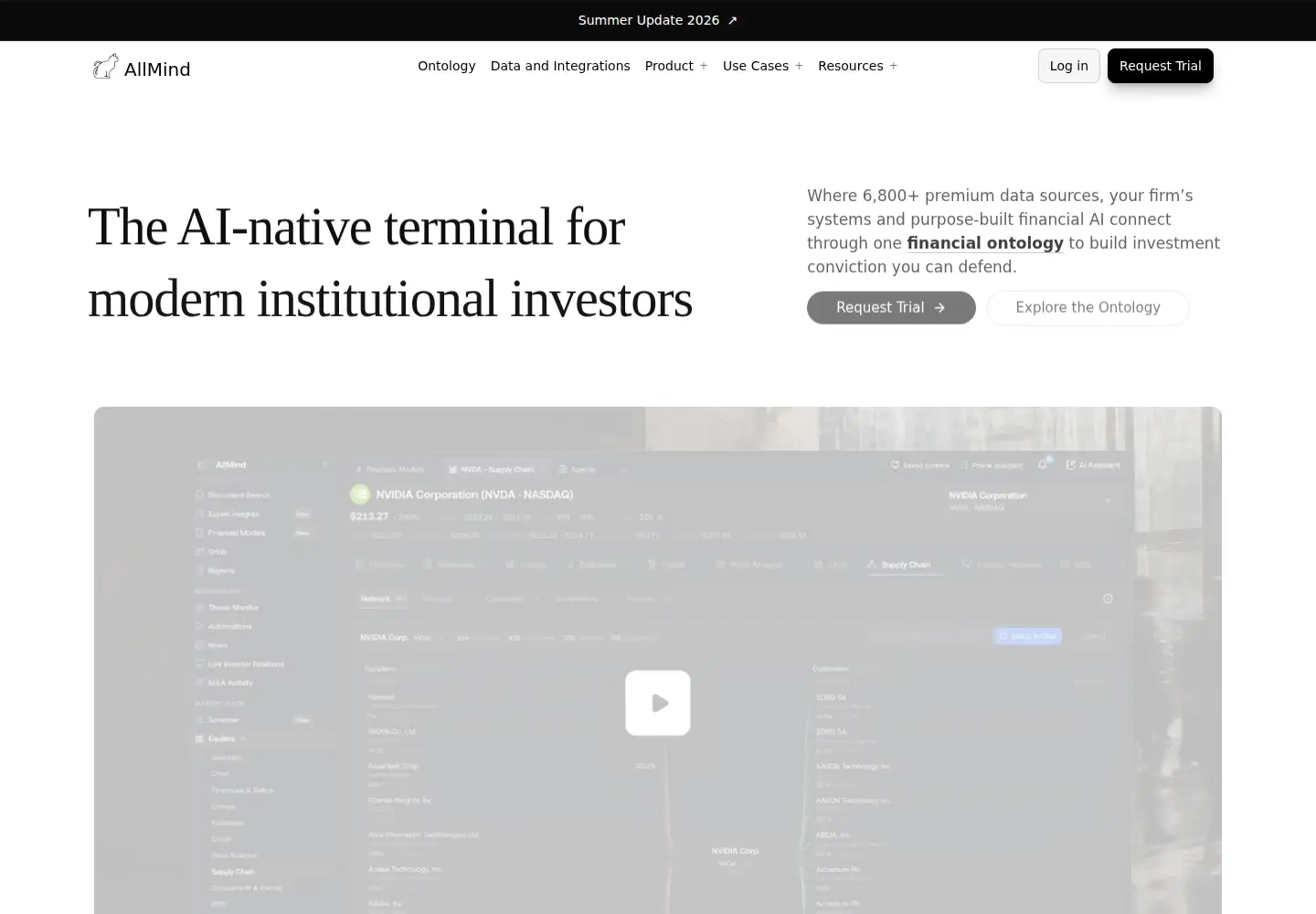 Screenshot of allmind.ai