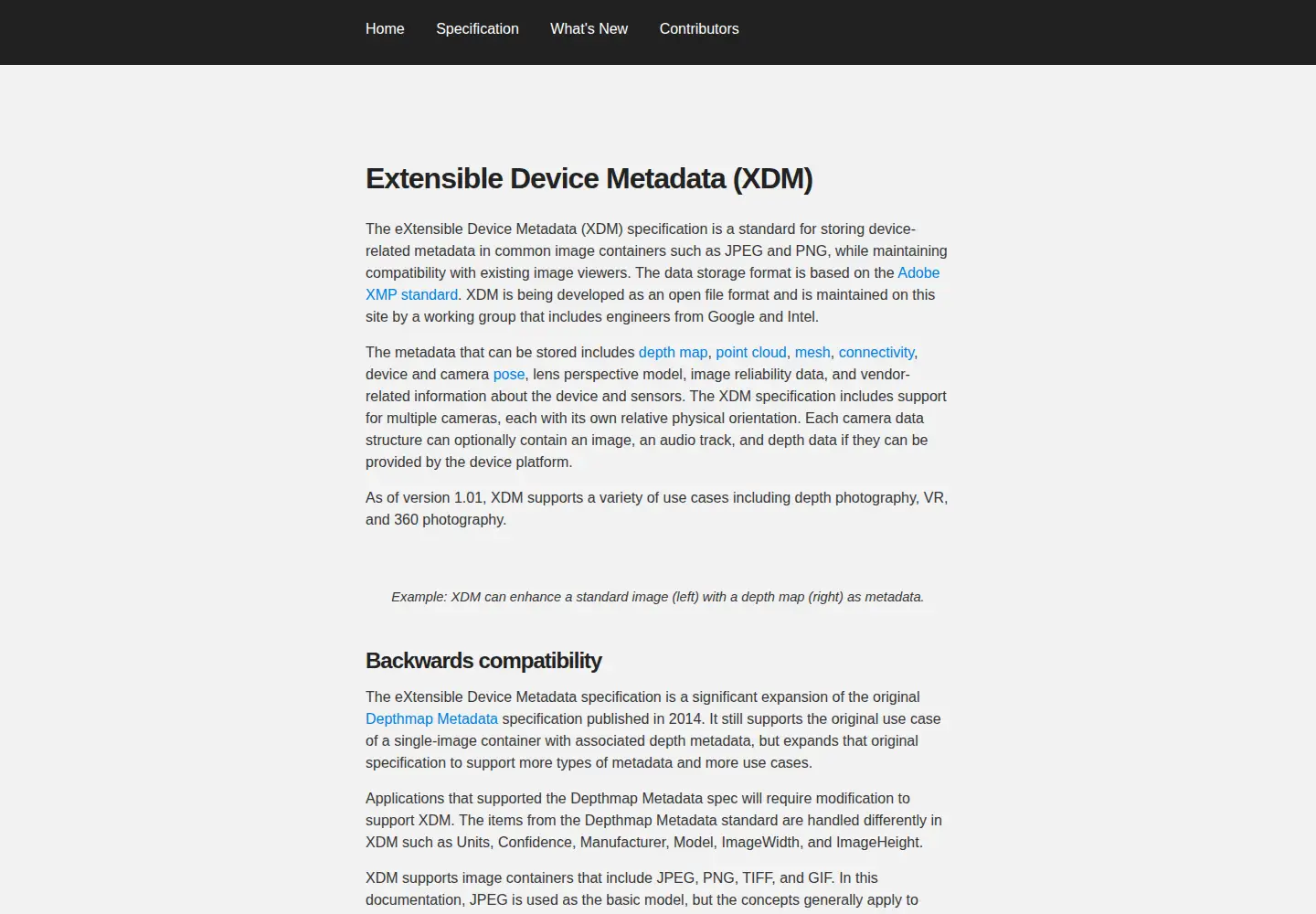 Captured homepage of xdm.org in the current scan