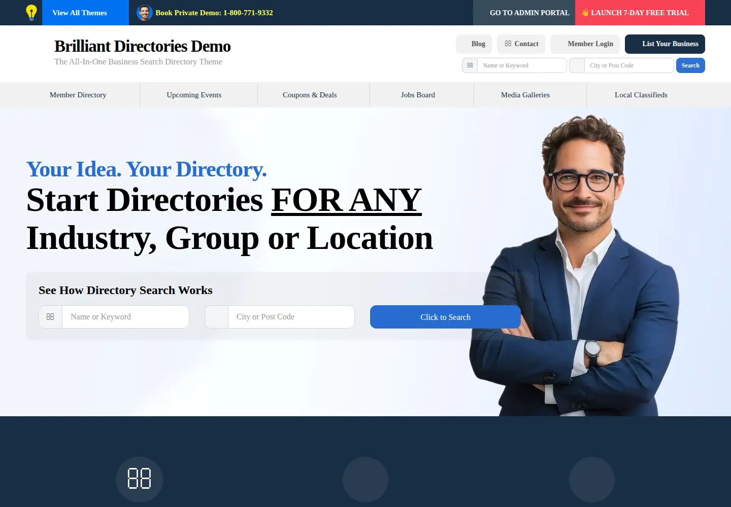 Screenshot of demobootstrap.com