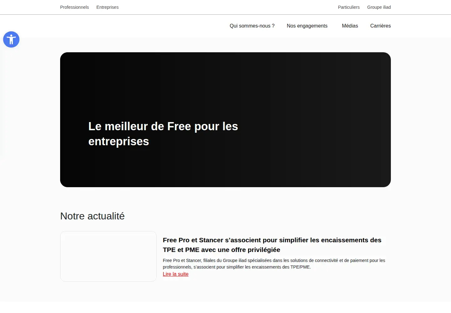 Screenshot of freepro.com