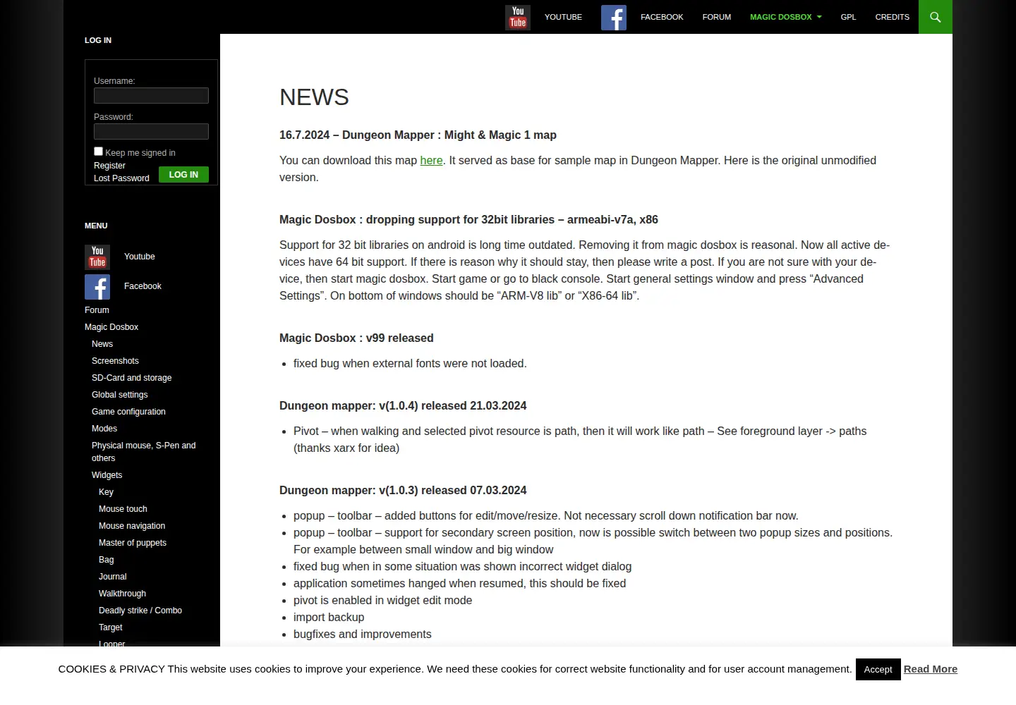 Screenshot of imejl.sk