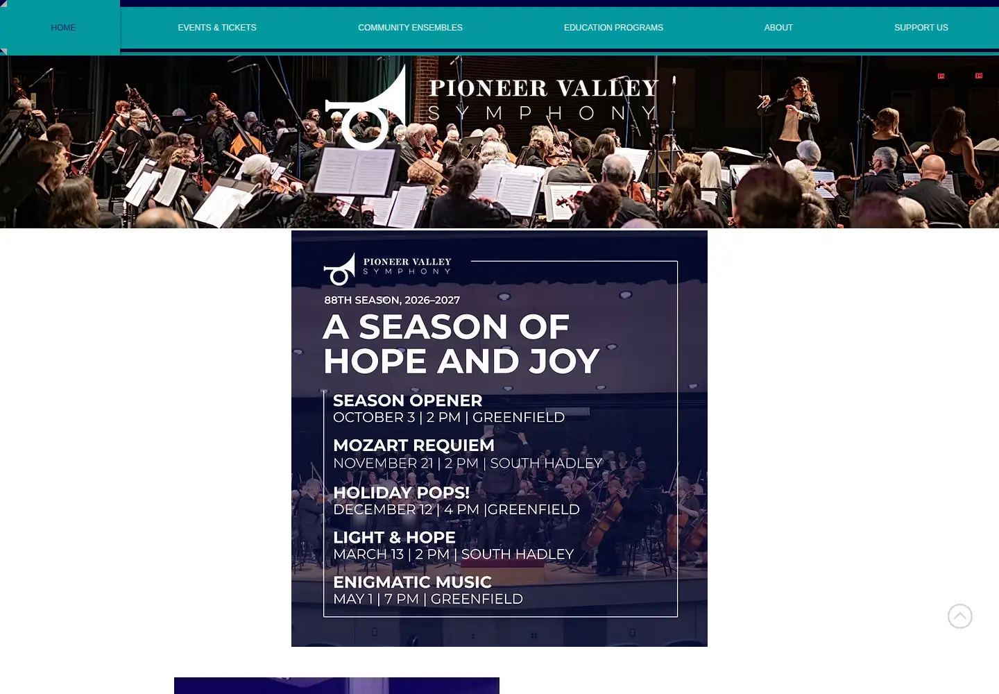 Screenshot of pvsoc.org