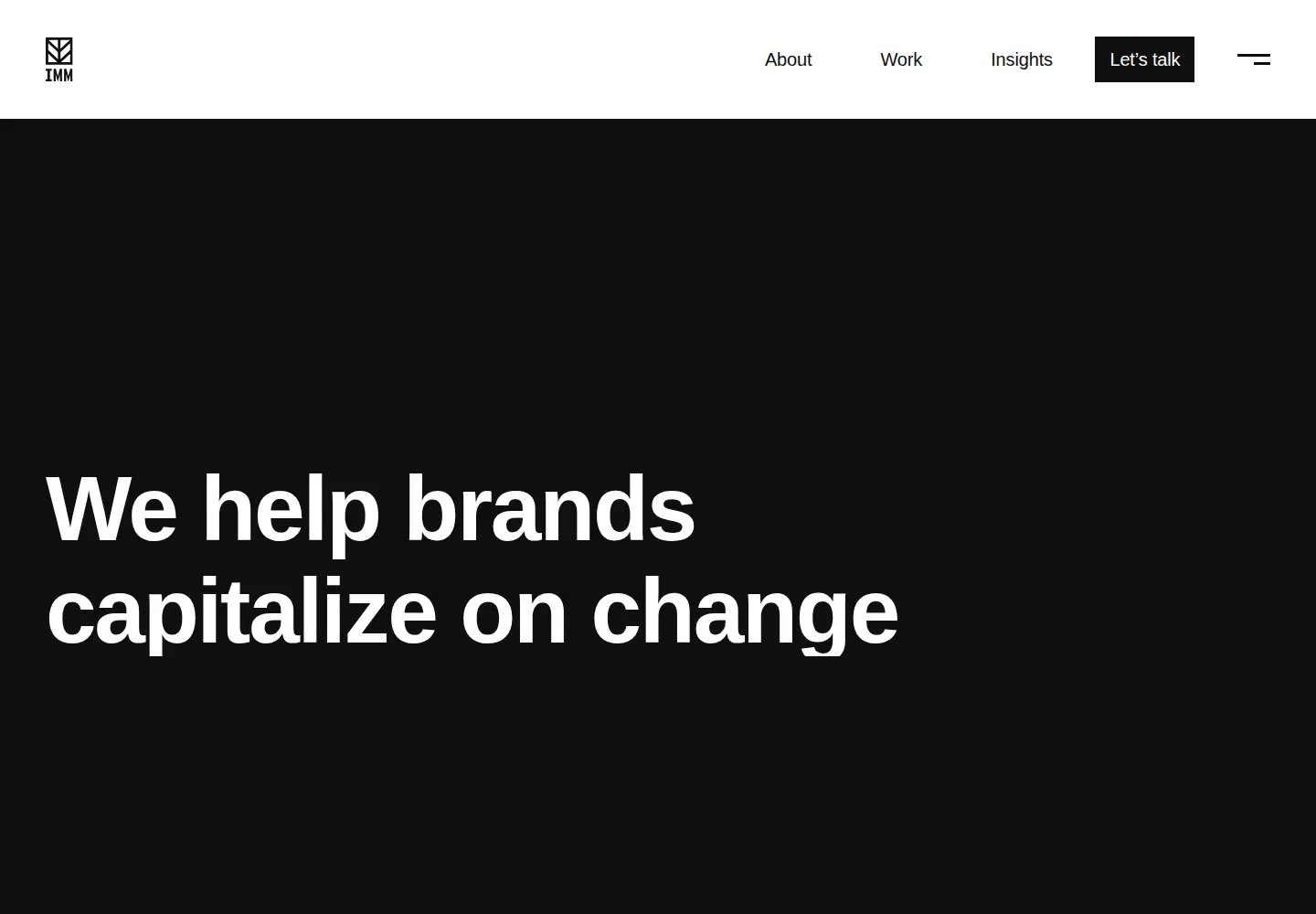 Screenshot of imm.com