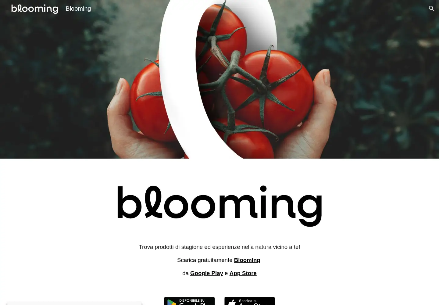 Screenshot of bloomingitalia.com