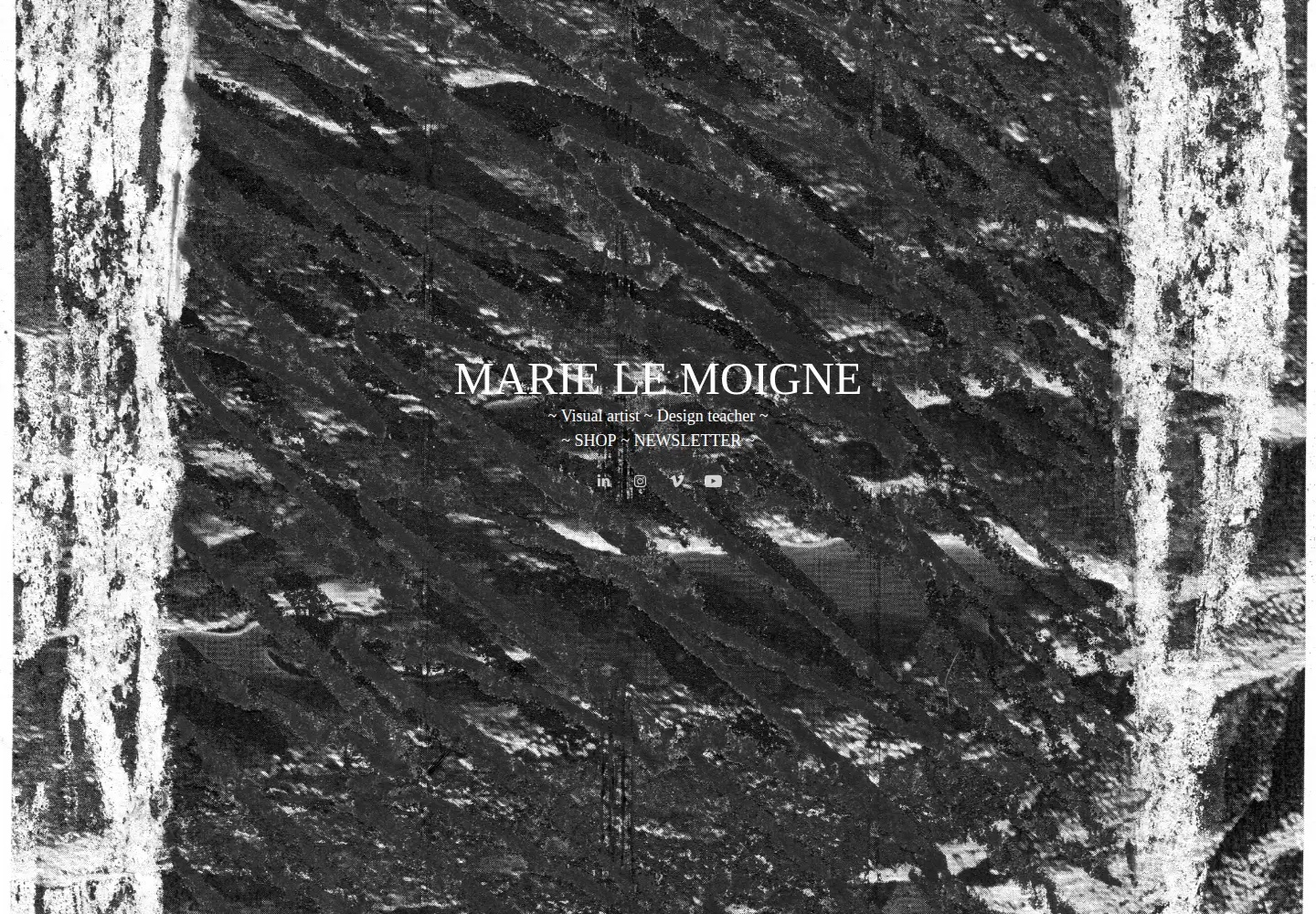 Screenshot of marielemoigne.com