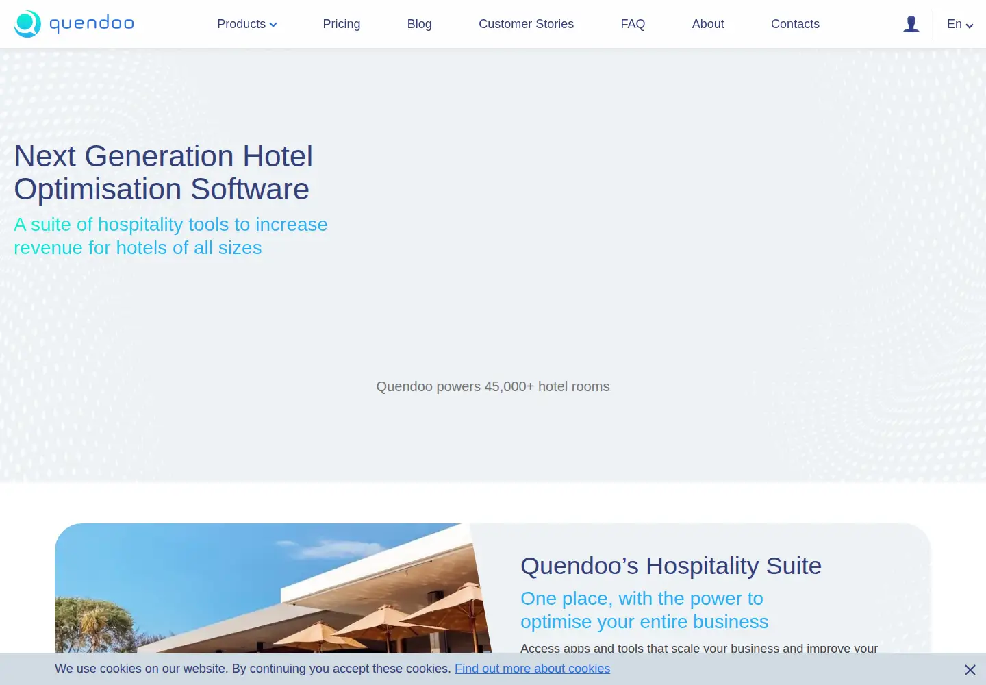 Screenshot of quendoo.com