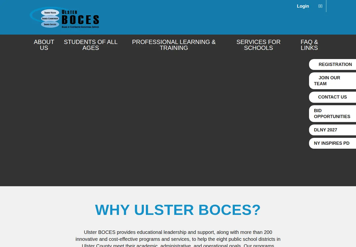Screenshot of ulsterboces.org