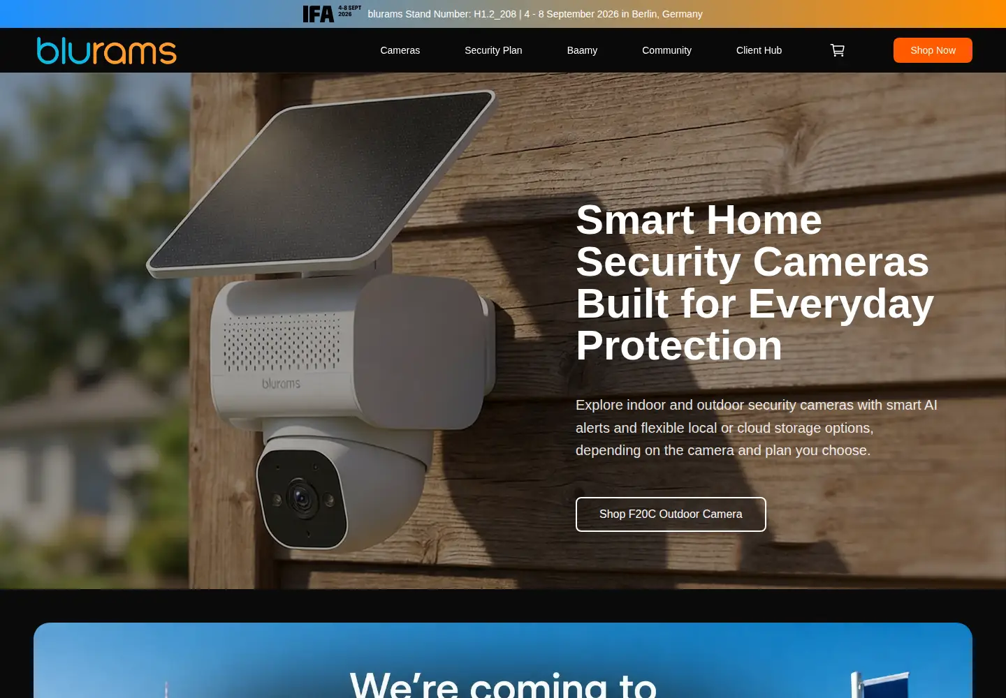 Screenshot of blurams.com