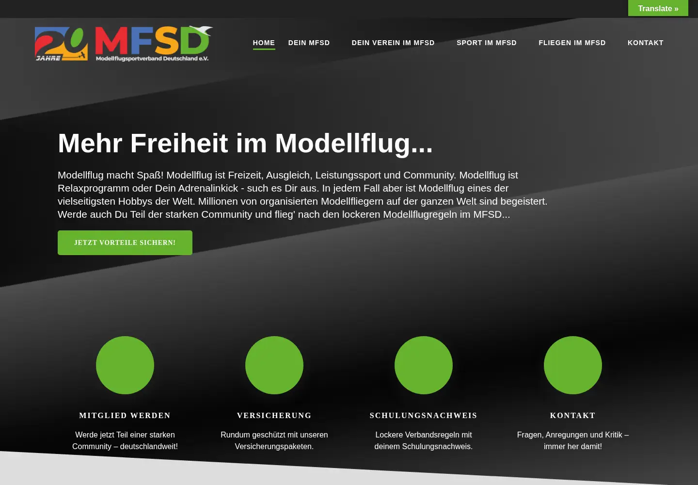 Screenshot of mfsd.de
