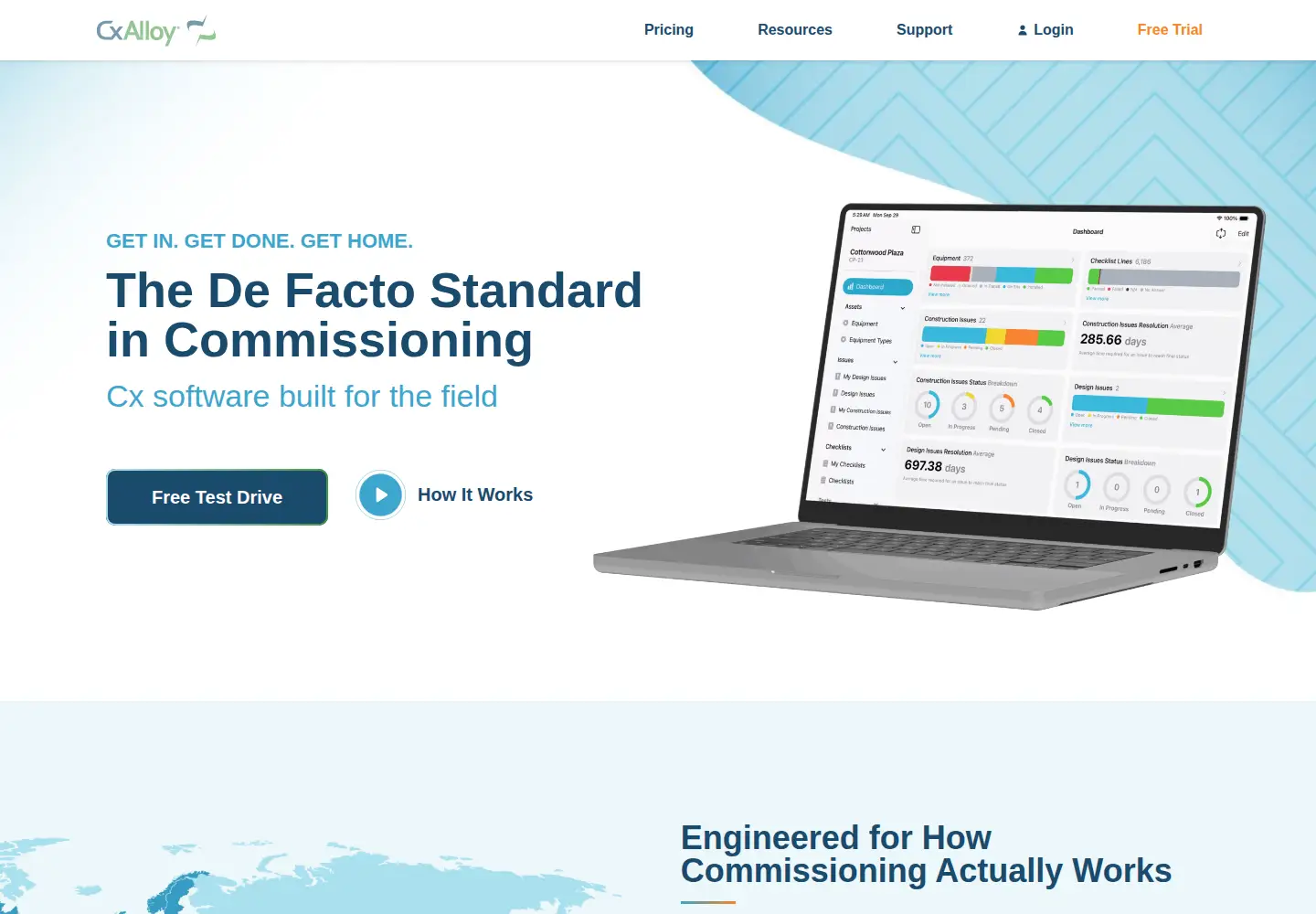 Screenshot of cxalloy.com
