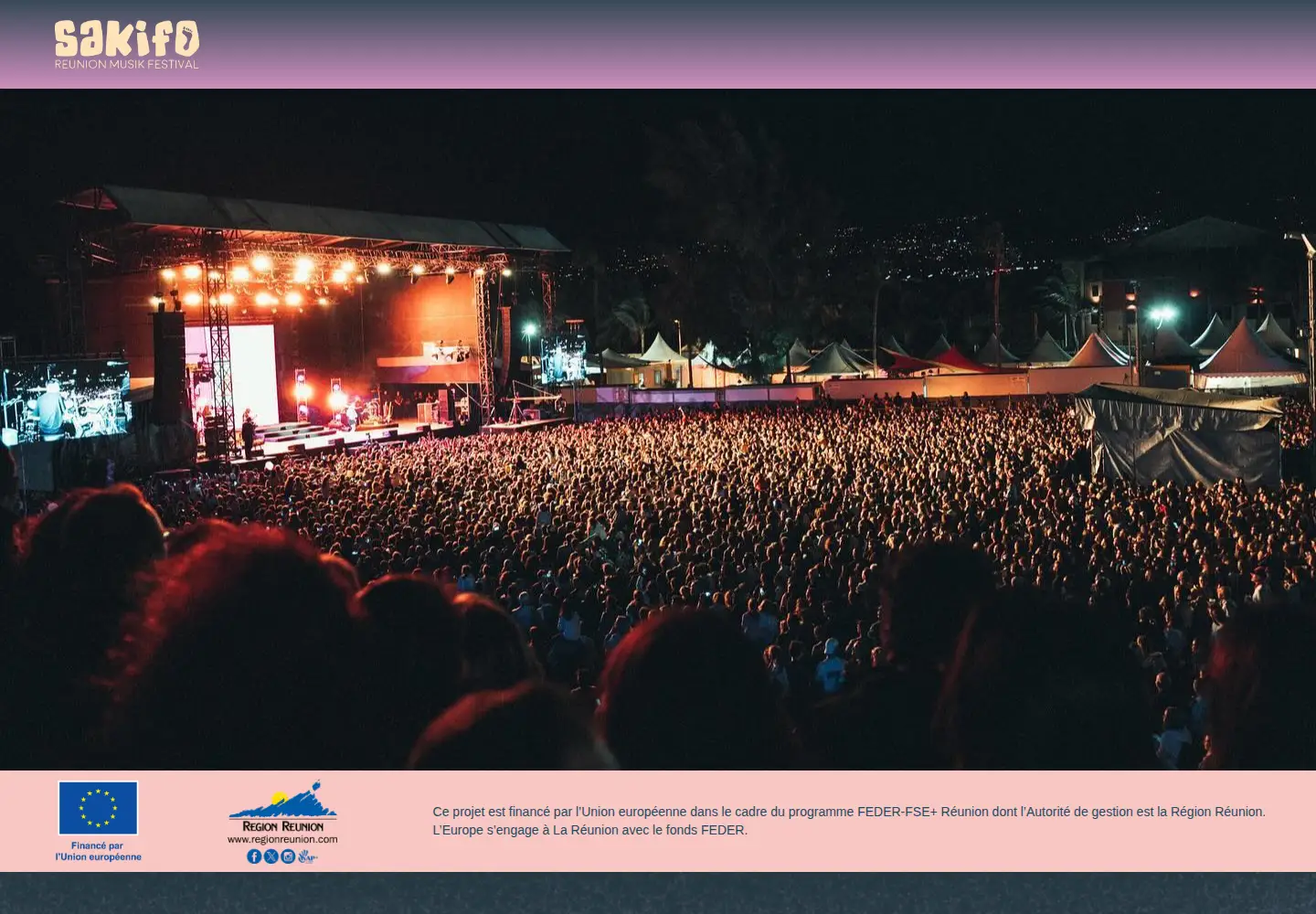 Captured homepage of sakifo.com in the current scan