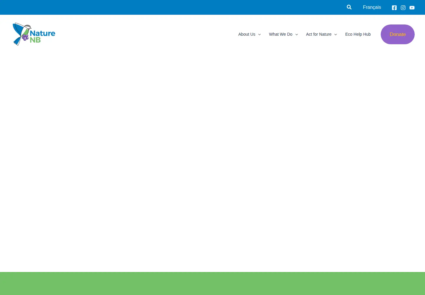 Screenshot of naturenb.ca