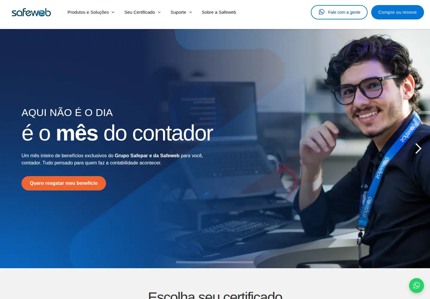 Screenshot of safeweb.com.br