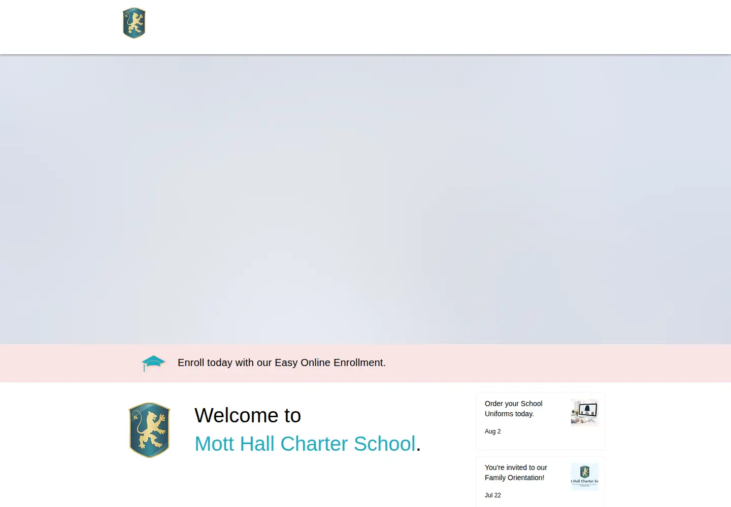 Screenshot of motthallcs.org
