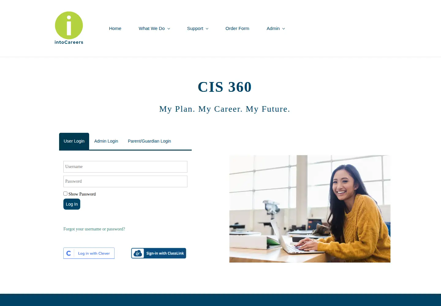 Screenshot of cis360.org