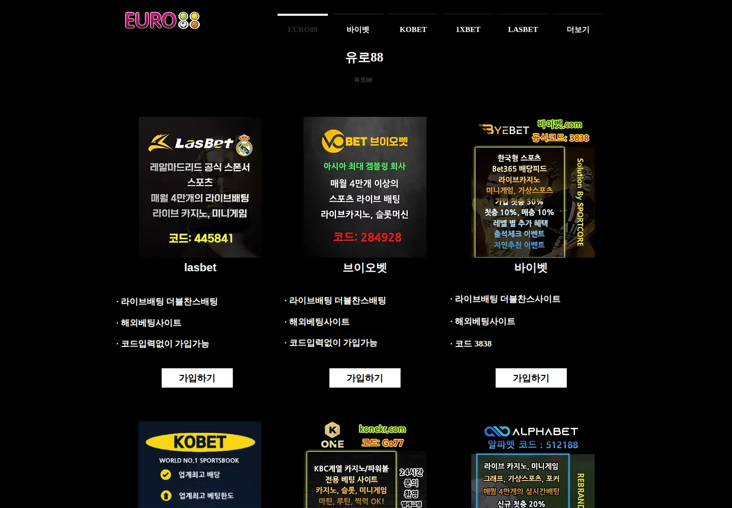 Captured homepage of euro88next.net in the current scan