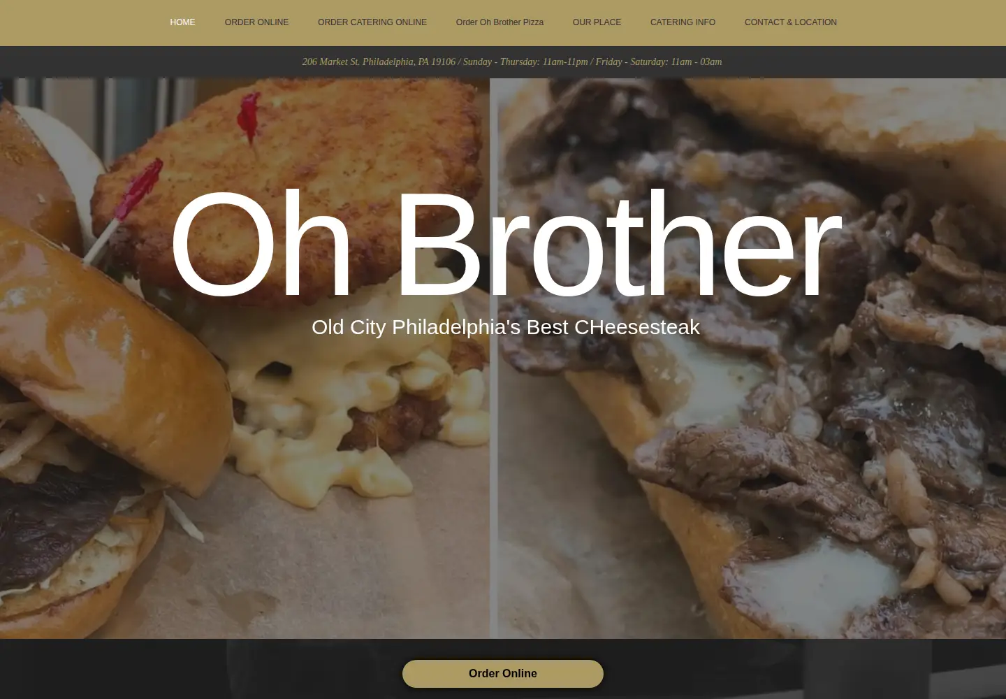 Screenshot of ohbrotherphilly.com