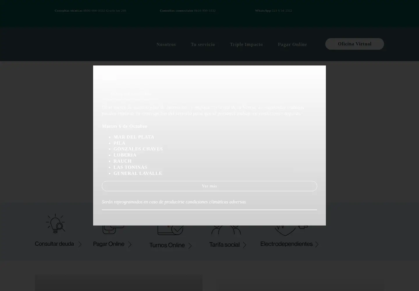 Captured homepage of edeaweb.com.ar in the current scan