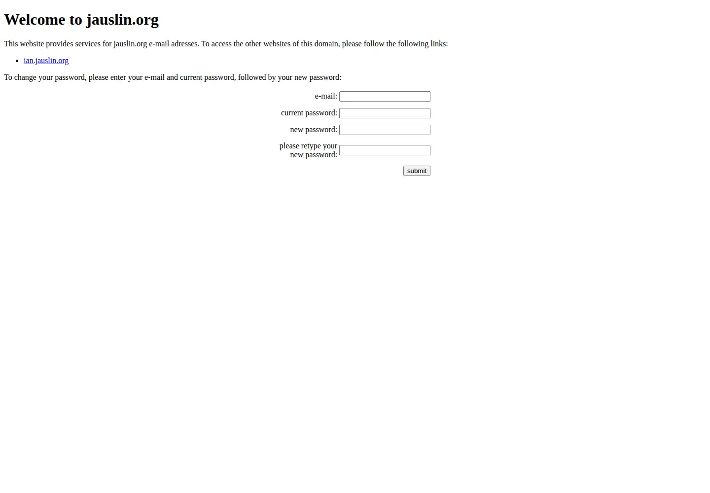 Screenshot of jauslin.org