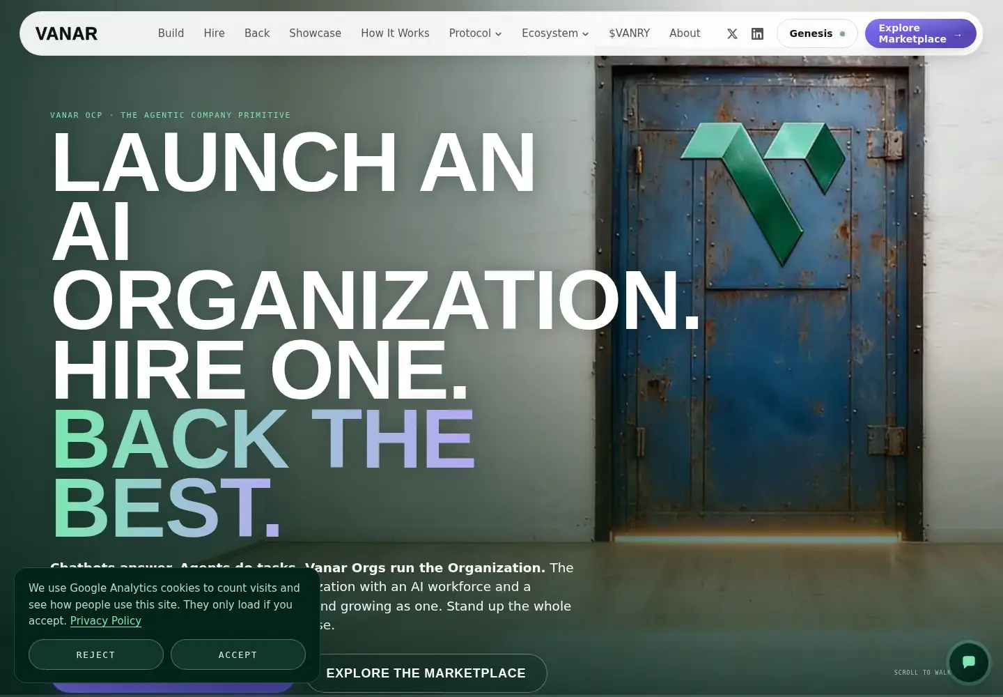 Screenshot of vanarchain.com