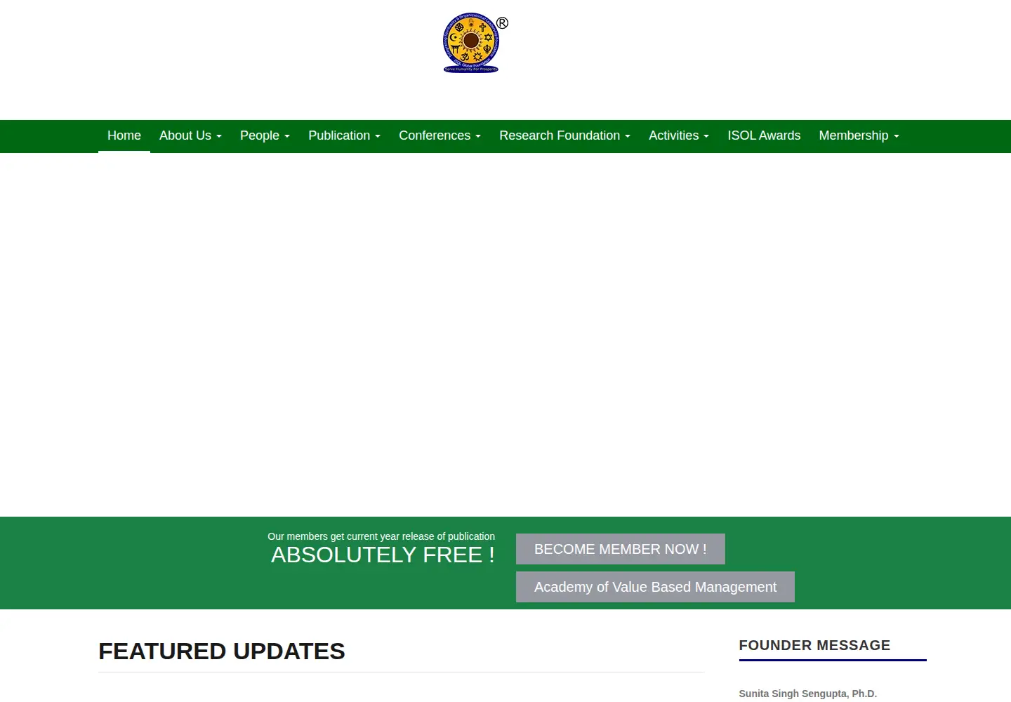 Captured homepage of isol.asia in the current scan