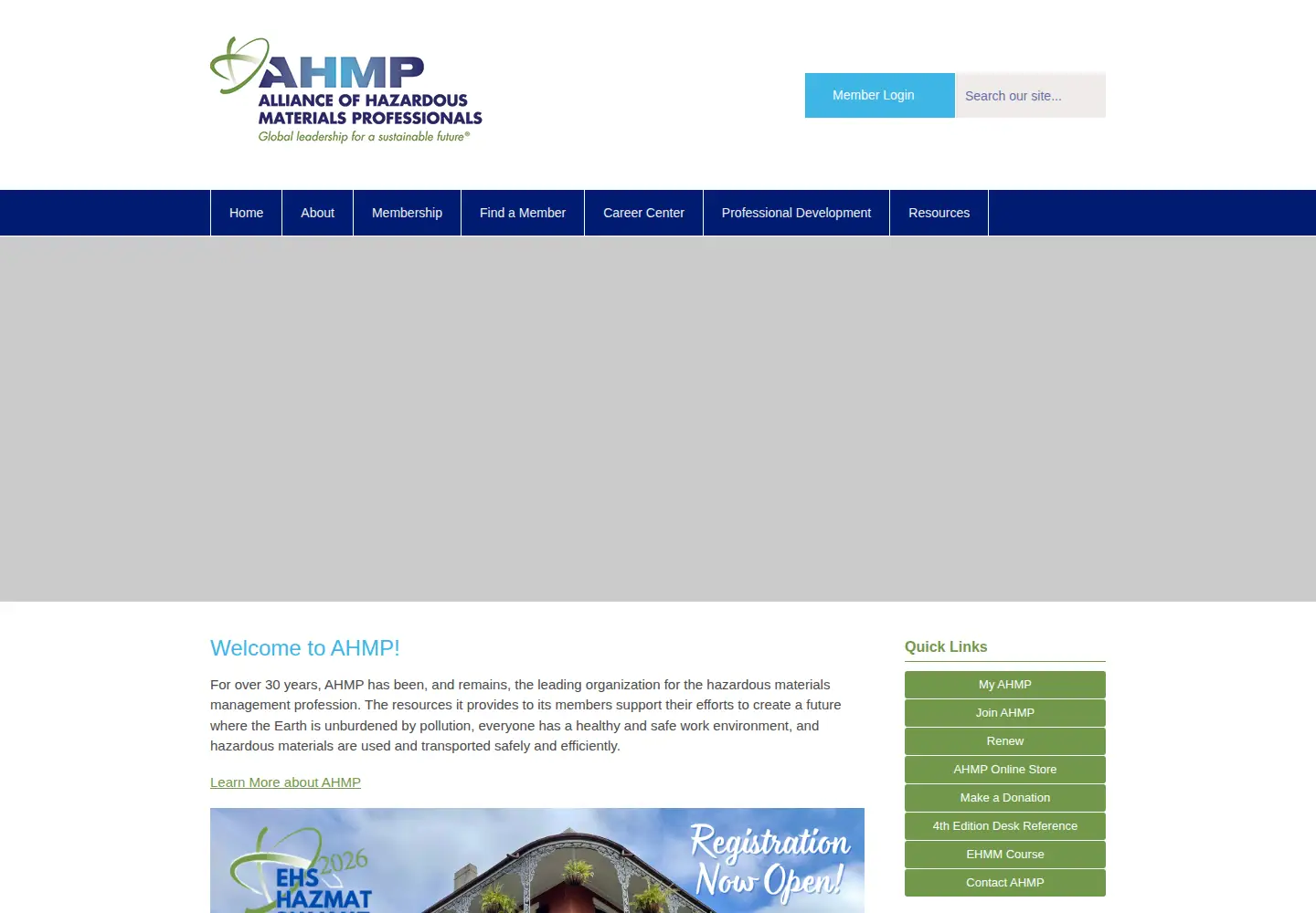 Screenshot of ahmpnet.org
