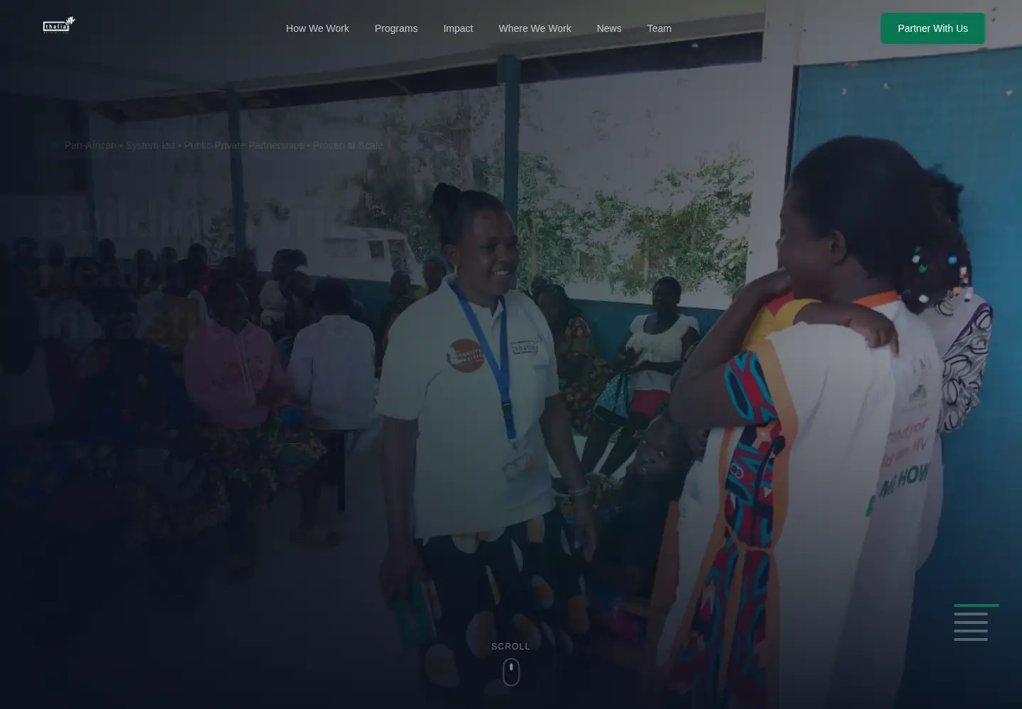 Screenshot of thalia.africa