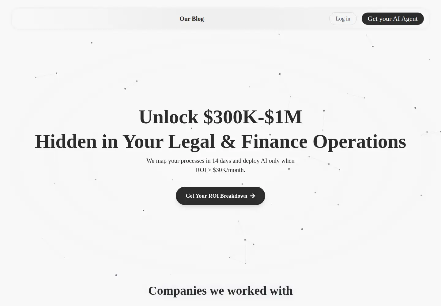 Captured homepage of lyrise.ai in the current scan