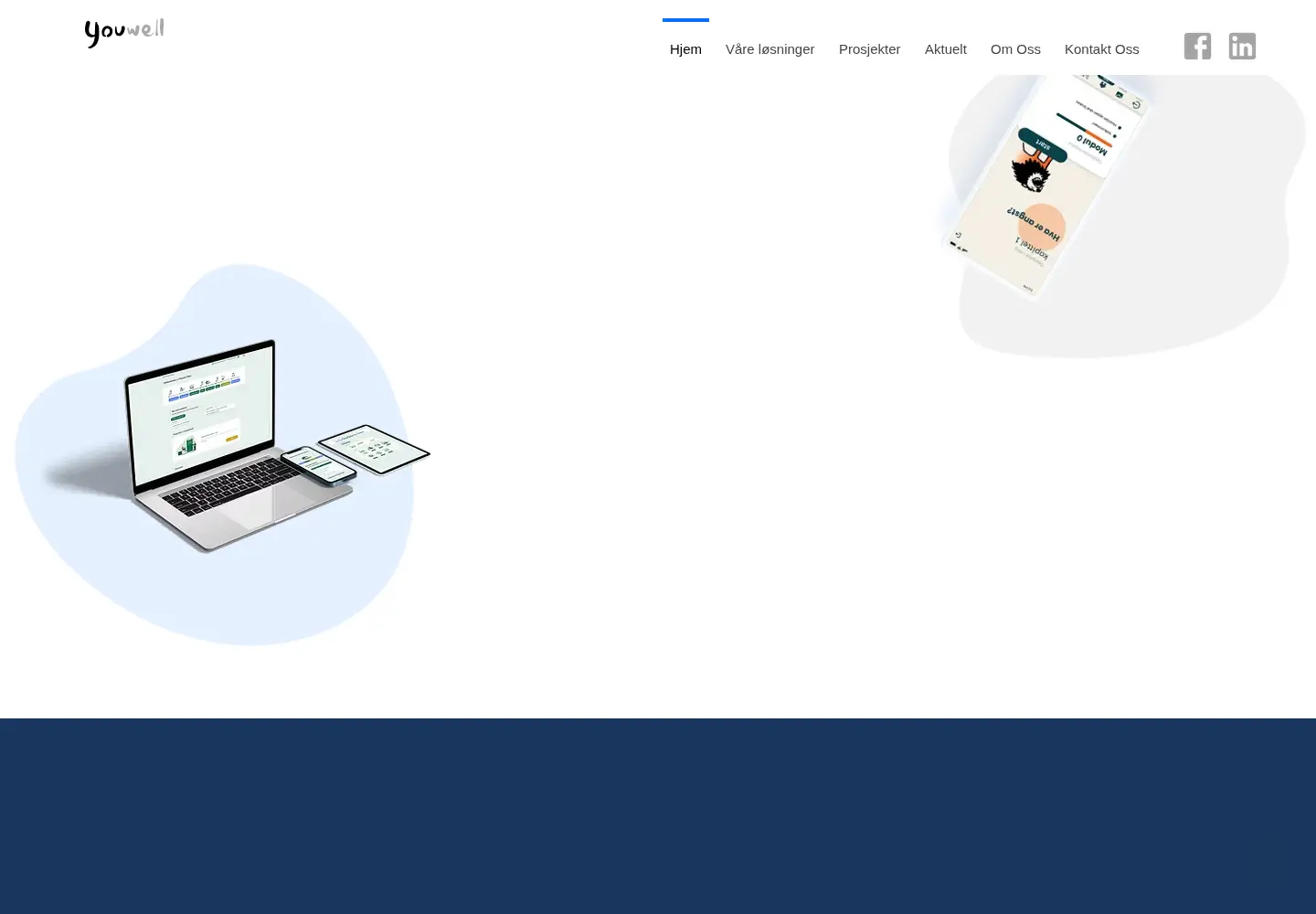 Screenshot of youwell.no