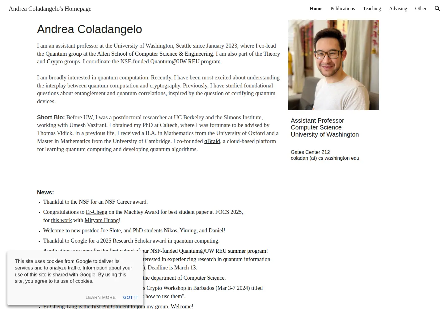 Screenshot of andreacoladangelo.com