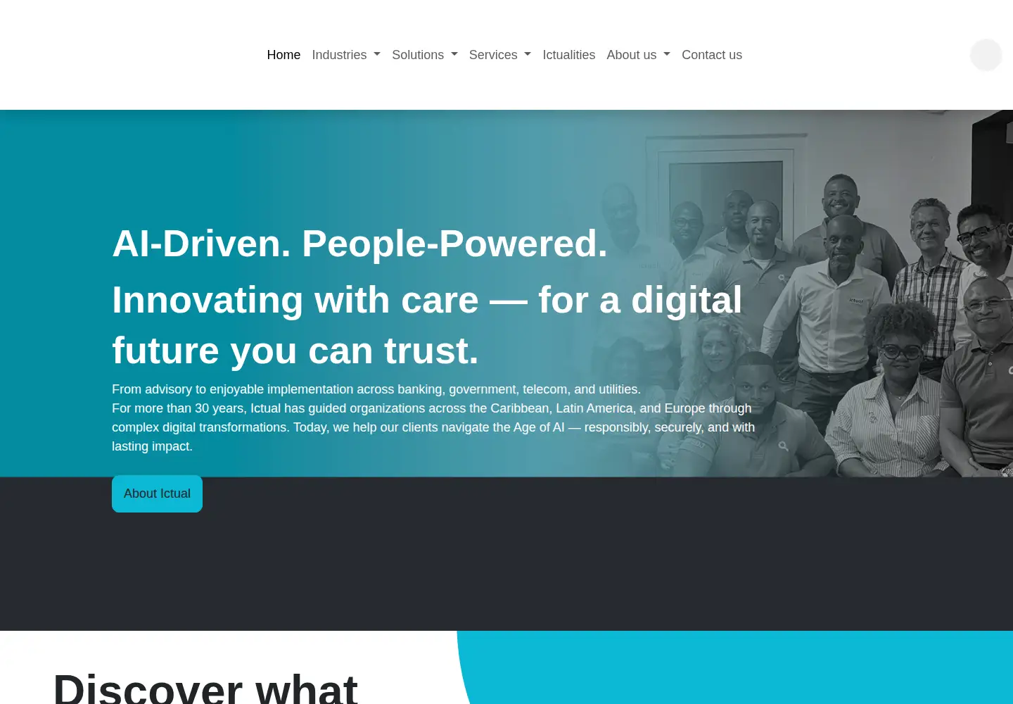 Screenshot of ictual.com