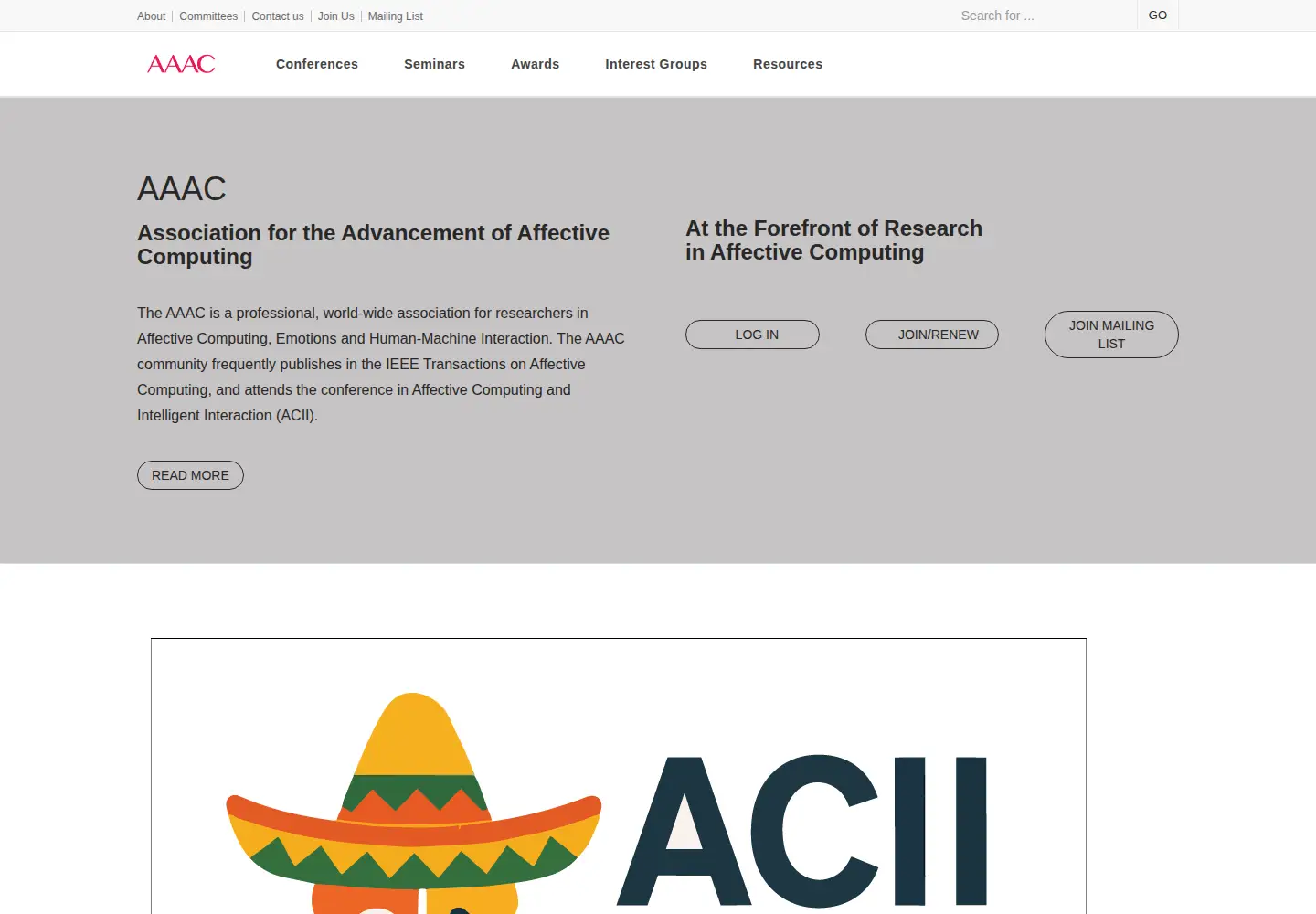 Screenshot of aaac.world