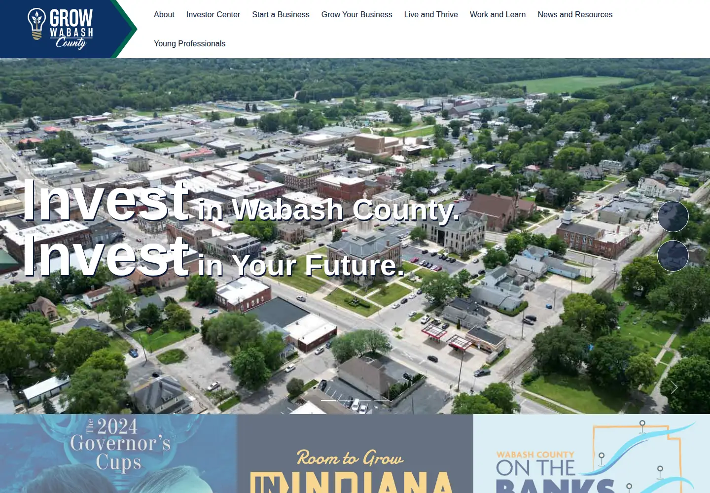 Screenshot of growwabashcounty.com