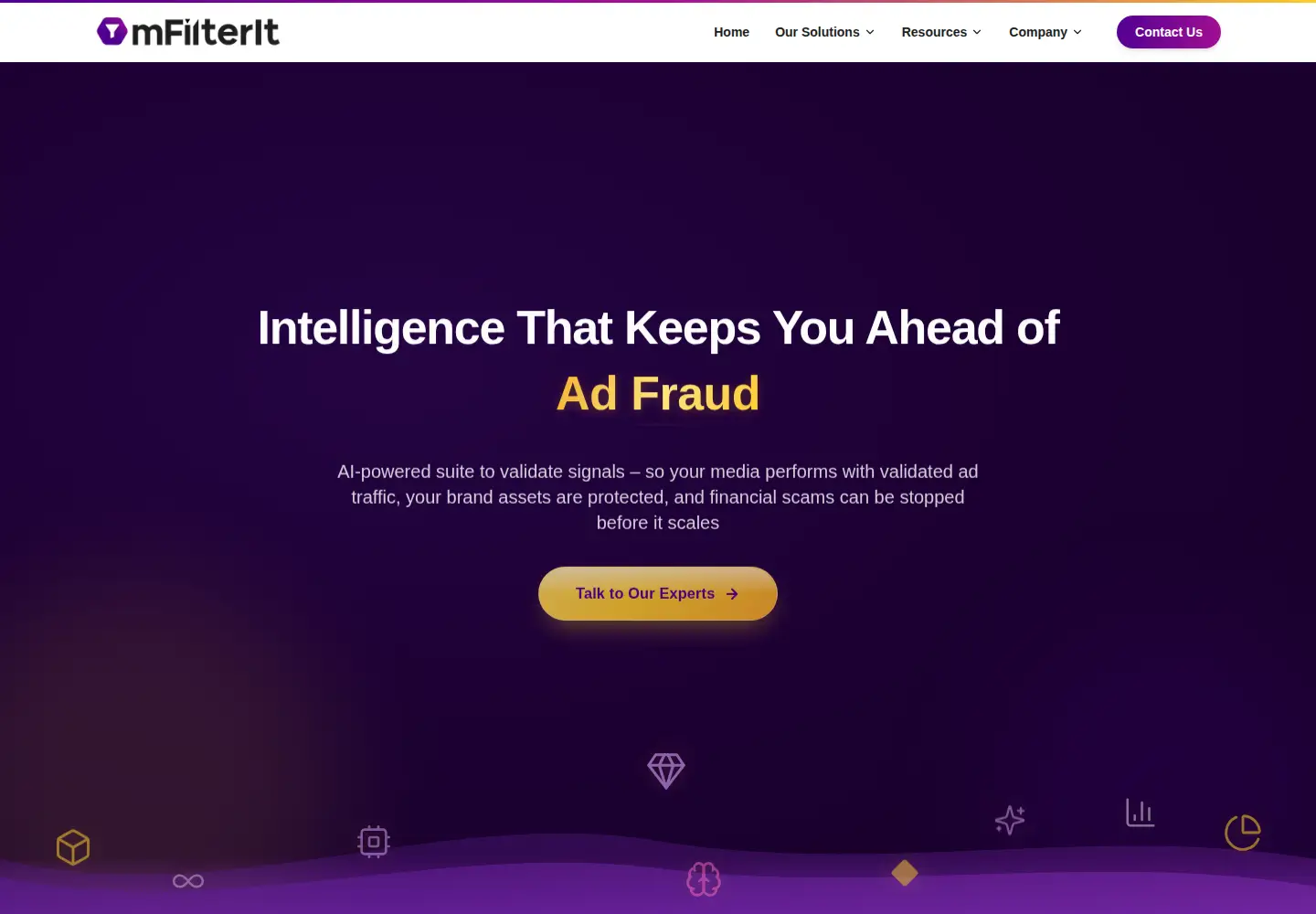 Captured homepage of mfilterit.com in the current scan