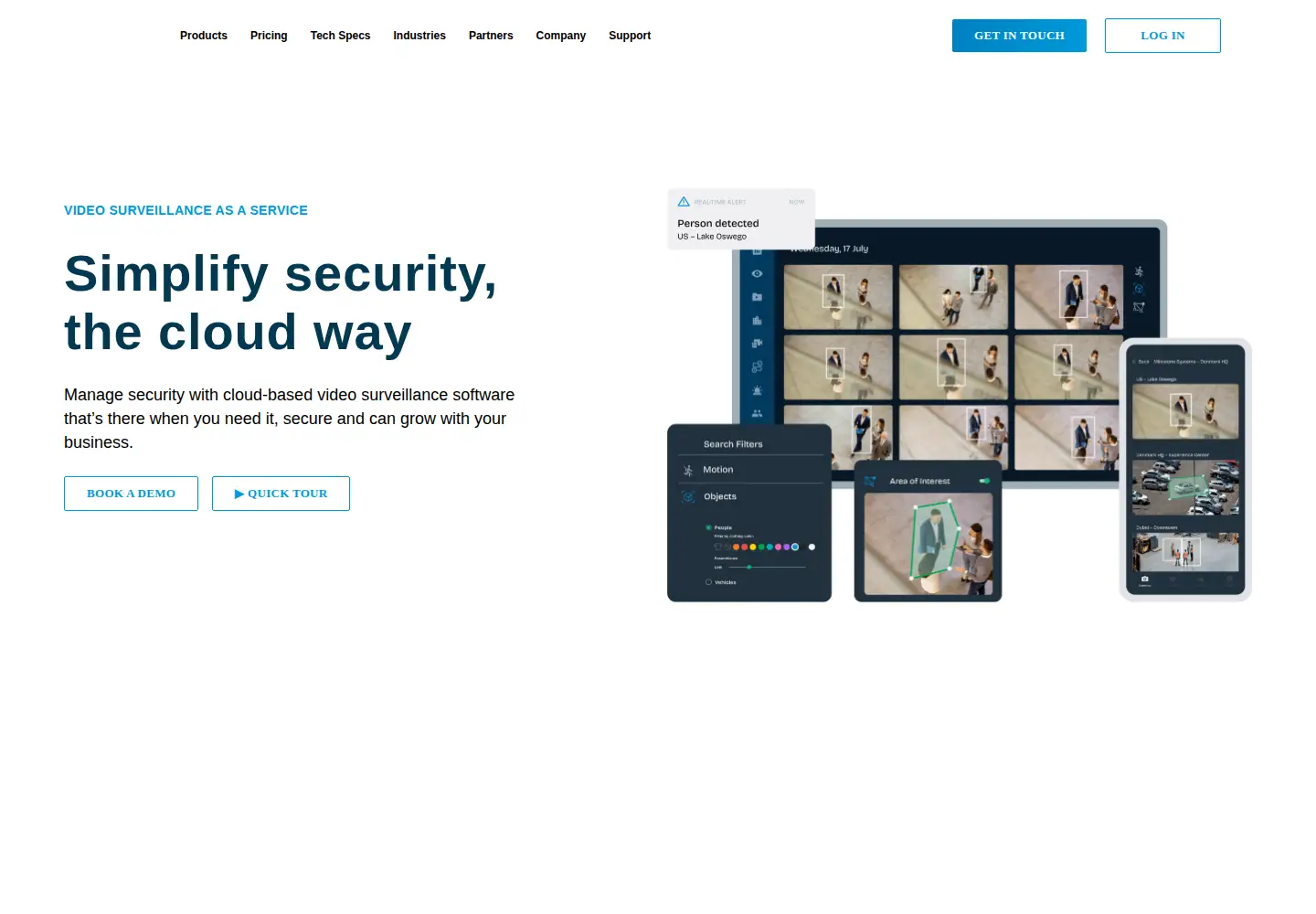 Screenshot of arcules.com