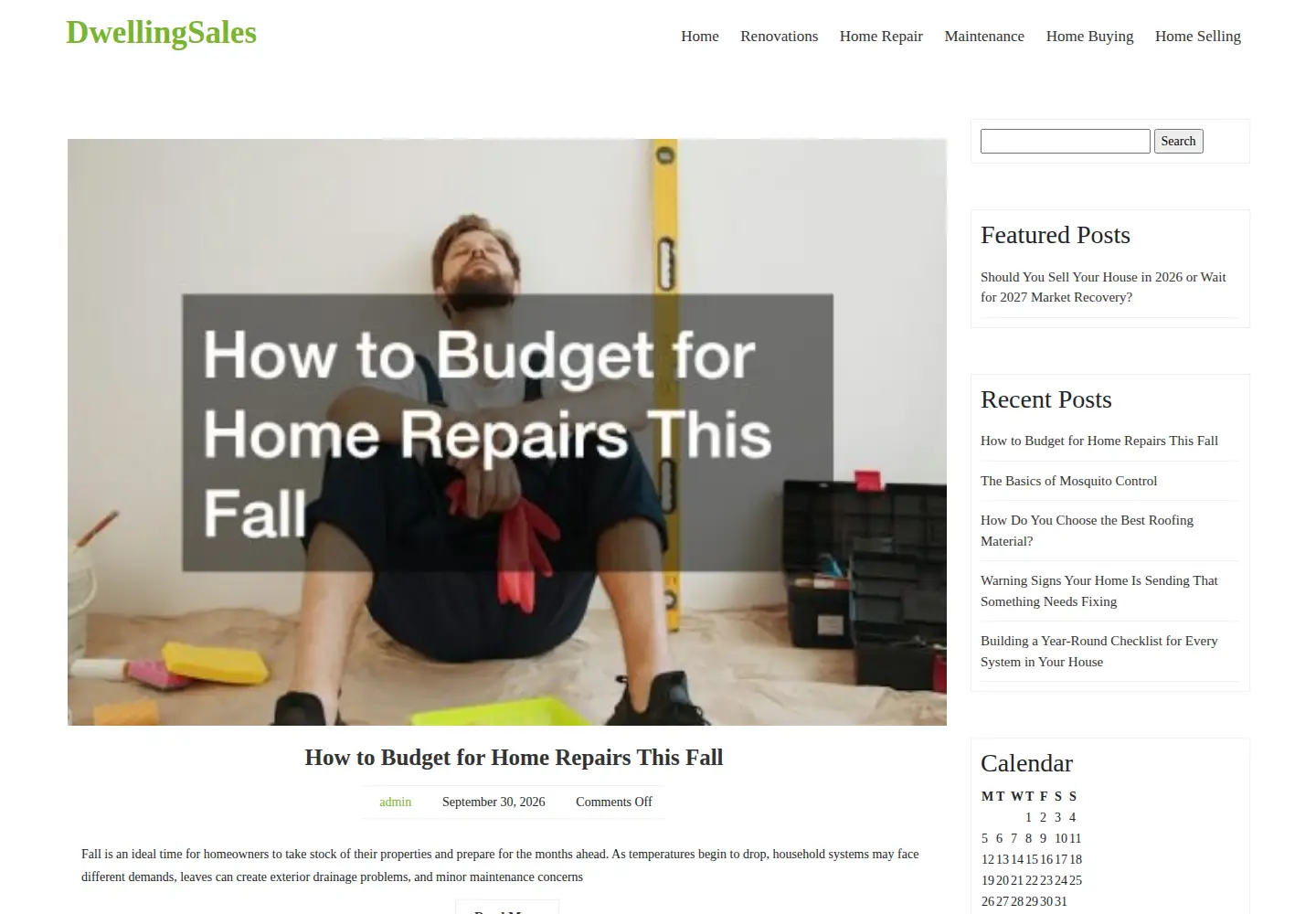Screenshot of dwellingsales.com