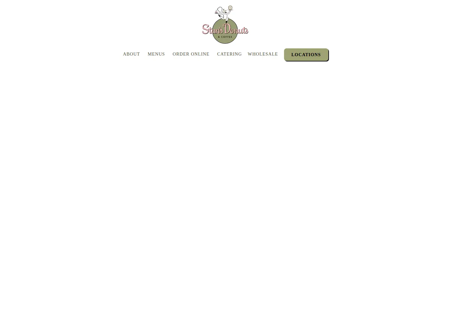 Screenshot of stansdonuts.com
