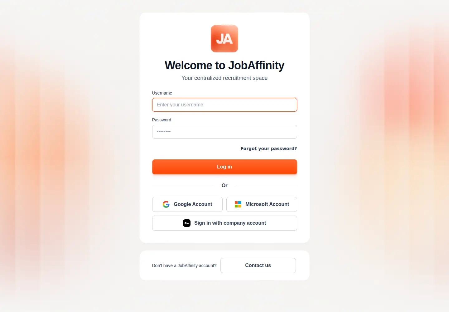 Captured homepage of jobaffinity.fr in the current scan