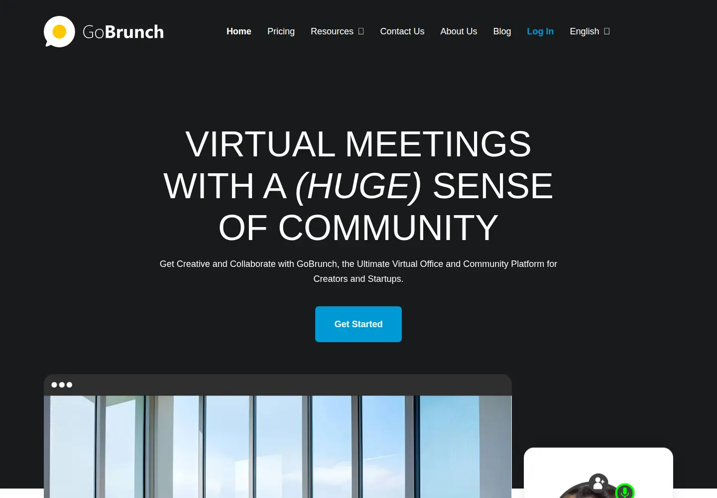 Captured homepage of gobrunch.com in the current scan