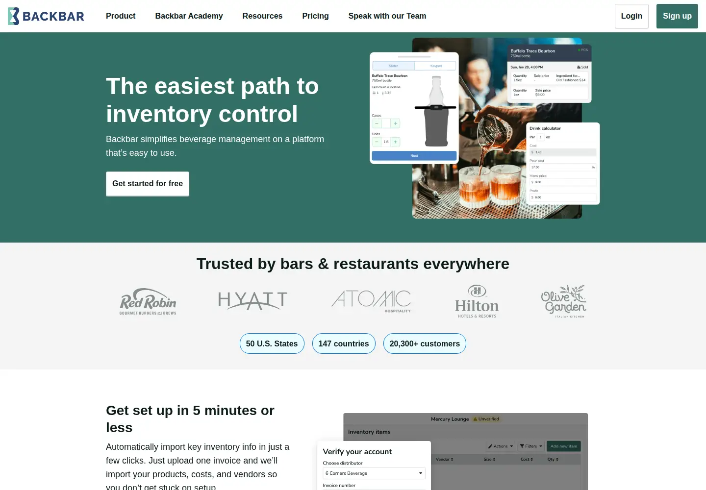 Captured homepage of getbackbar.com in the current scan