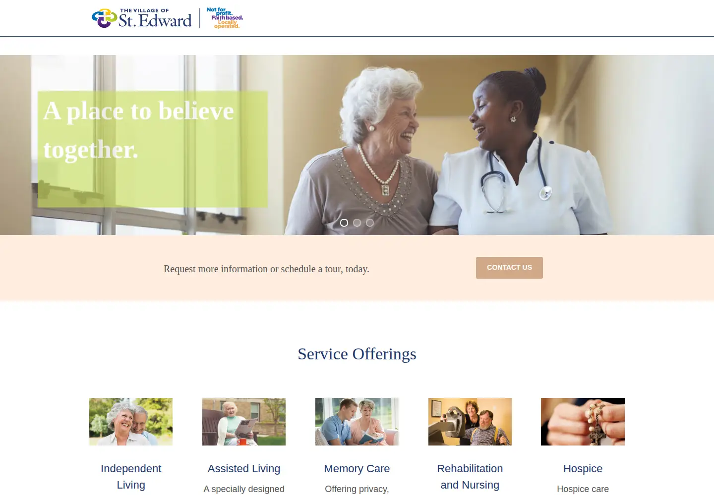 Screenshot of vsecommunities.org