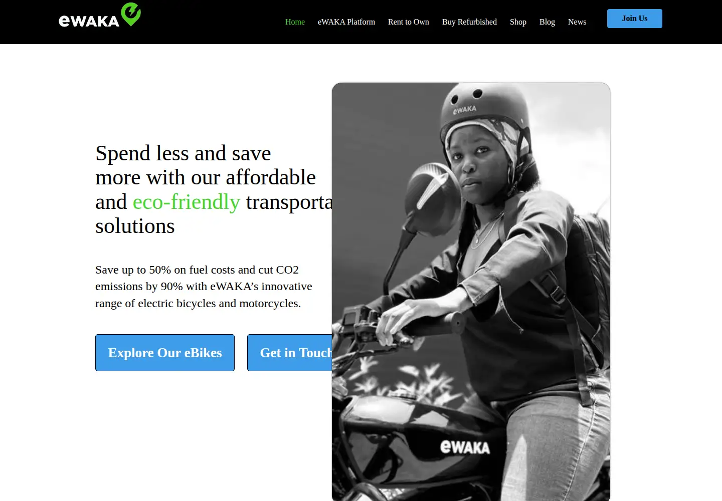 Screenshot of ewaka.tech