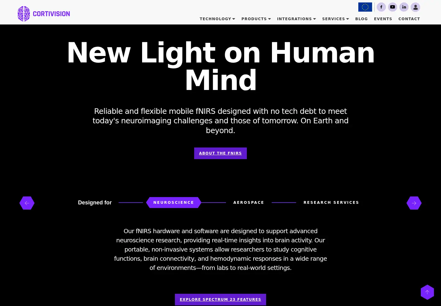 Screenshot of cortivision.com
