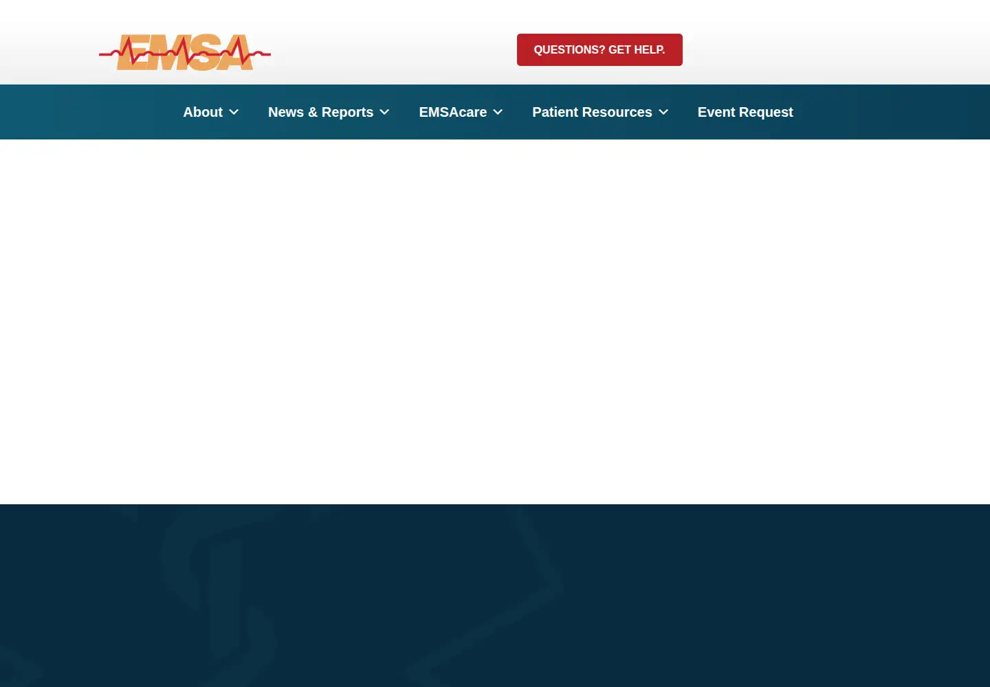 Screenshot of emsaok.gov
